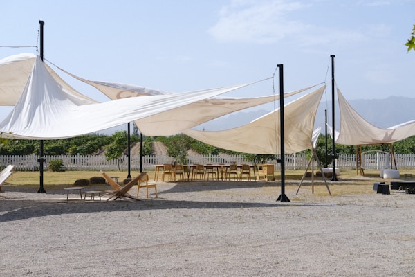 Shade sail event coverage